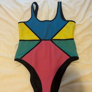 LAST CHANCE!! Chubbies one piece color block swimsuit